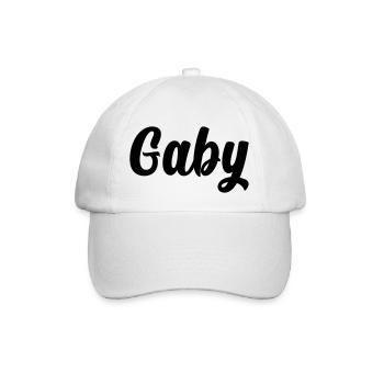 Gaby - Baseballkappe - Weiß/Weiß - Vorne