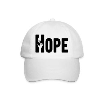 HOPE - Casquette classique - blanc/blanc - Devant
