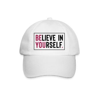 be you - Baseballkappe - Weiß/Weiß - Vorne