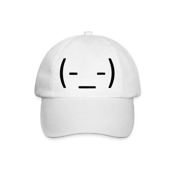 Just keep calm! 😑 - Baseball Cap - white/white - Front