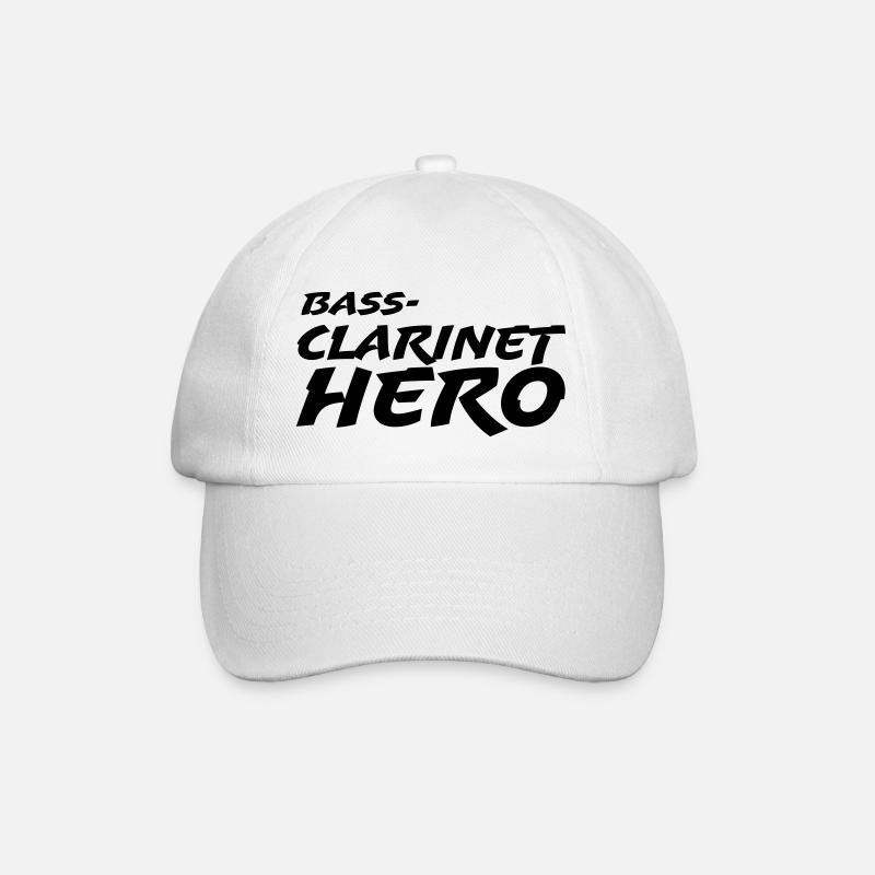 Bass Clarinet Hero - Casquette classique - blanc/blanc