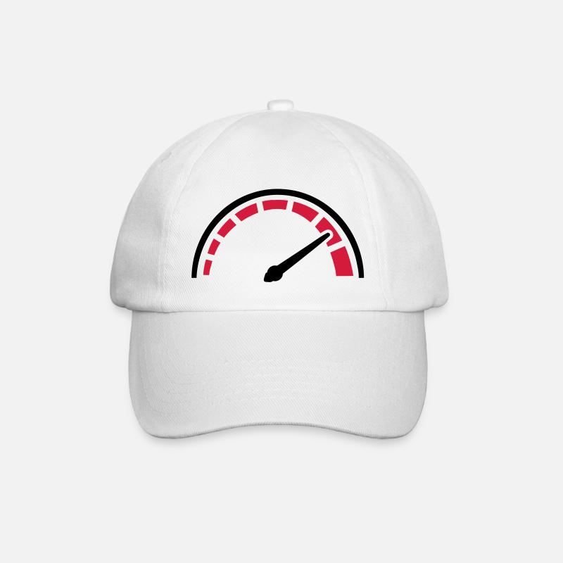 Compteur vitesse - Casquette classique - blanc/blanc