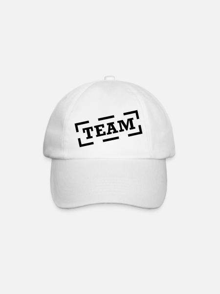 team - Casquette classique - blanc/blanc