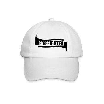 Pompier Axt Logo - Casquette classique - blanc/blanc - Devant