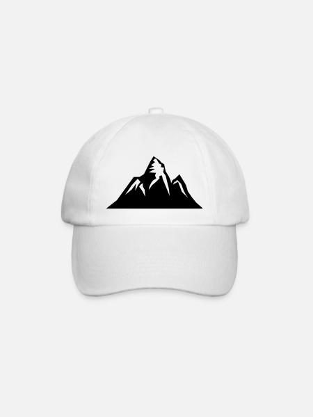 mountain - Baseballkappe - Weiß/Weiß
