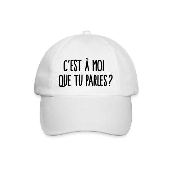 Citations de film phrase culte Taxi - Casquette classique - blanc/blanc - Devant