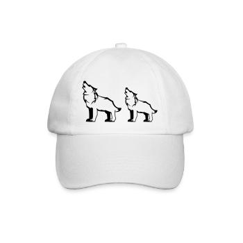 Meute de loups - Casquette classique - blanc/blanc - Devant