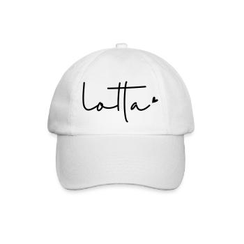 Name Lotta - Baseballkappe - Weiß/Weiß - Vorne