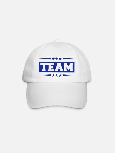 team - Baseballkappe - Weiß/Weiß