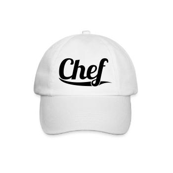 Chef - Baseballkappe - Weiß/Weiß - Vorne