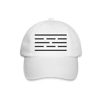 Symbol anti electrosmog - Baseball Cap - white/white - Front
