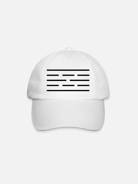 Symbol Anti Elektrosmog - Baseballkappe - Weiß/Weiß