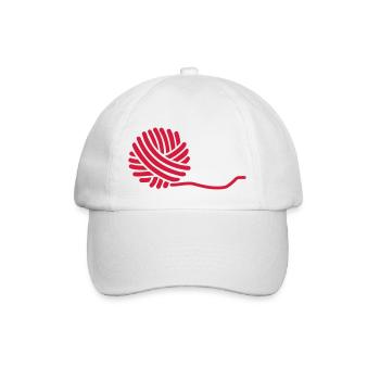 Laine - Casquette classique - blanc/blanc - Devant