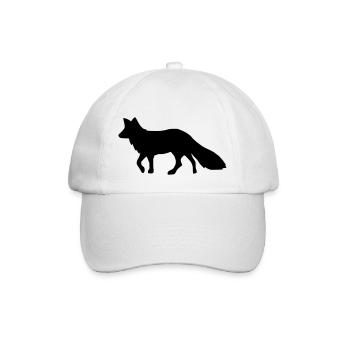 Fox fox - Baseball Cap - white/white - Front