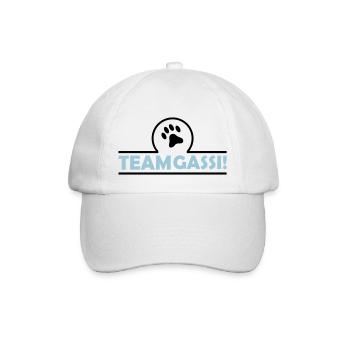 team_gassi_002 - Baseballkappe - Weiß/Weiß - Vorne