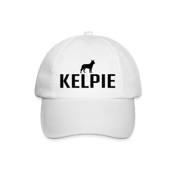 KELPIE Dog dog Wilsigns - Baseball Cap - white/white - Front