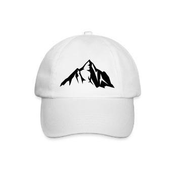 mountain - Baseballkappe - Weiß/Weiß - Vorne