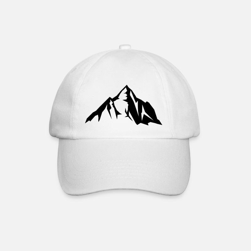 Montagne - Casquette classique - blanc/blanc