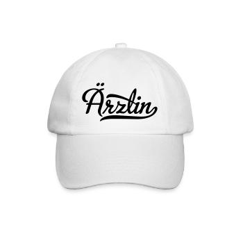 Ärztin - Baseballkappe - Weiß/Weiß - Vorne