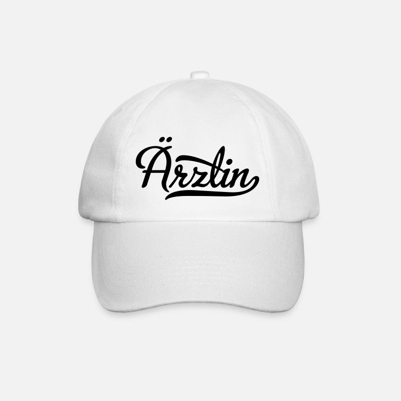 Ärztin - Baseballkappe - Weiß/Weiß