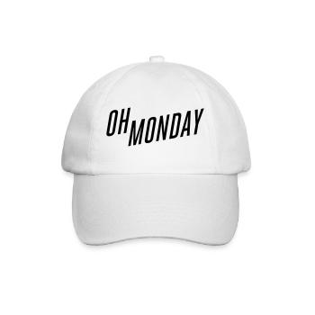 oh monday - Baseball Cap - white/white - Front