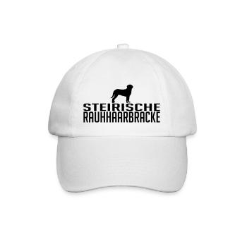 STEIRISCHE RAUHHAARBRACKE Hunderasse Hund Wilsigns - Baseballkappe - Weiß/Weiß - Vorne