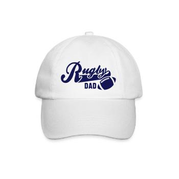 Rugby DAD - Baseballkappe - Weiß/Weiß - Vorne
