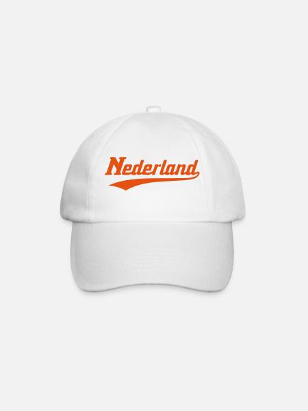 NEDERLAND ATHL - Baseballkappe - Weiß/Weiß