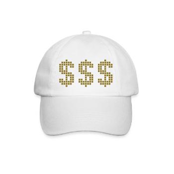 $ Dollar Signe Money - Casquette classique - blanc/blanc - Devant