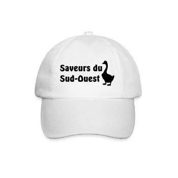 saveurs sud-ouest - Casquette classique - blanc/blanc - Devant