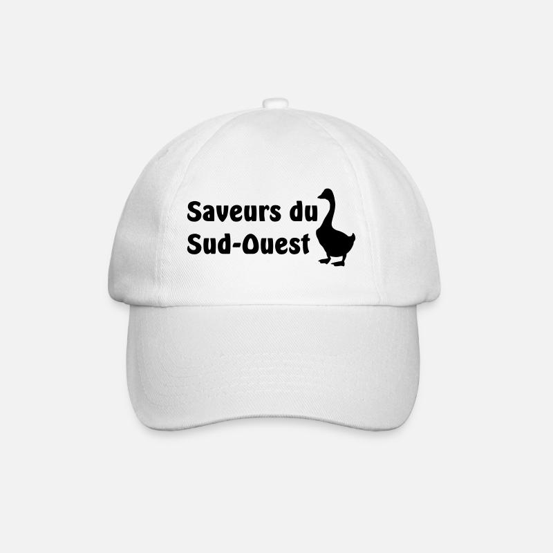 saveurs sud-ouest - Casquette classique - blanc/blanc