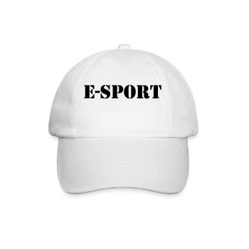 E-Sport - Baseballkappe - Weiß/Weiß - Vorne