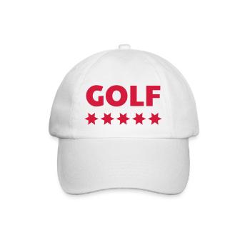 Golf - Sport - Golfer - Club - Green - Game - Play - Casquette classique - blanc/blanc - Devant