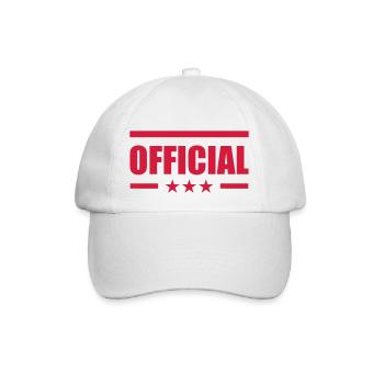 Official Public Service Beamte Fonctionnaire - Baseball Cap - white/white - Front