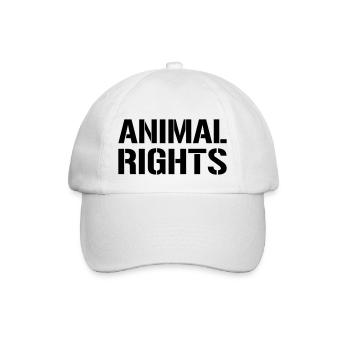 DROITS DES ANIMAUX - Casquette classique - blanc/blanc - Devant