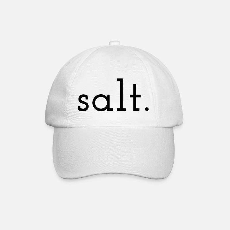 NOIR SEL - Casquette classique - blanc/blanc