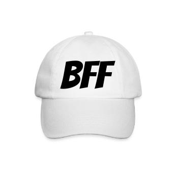 BFF! customizable - Baseball Cap - white/white - Front