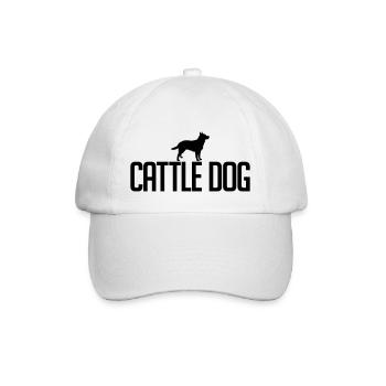 CATTLE DOG Hunderasse Hunde Hund Wilsigns - Baseballkappe - Weiß/Weiß - Vorne