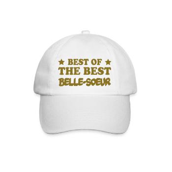BEST OF THE BEST Belle Soeur - Casquette classique - blanc/blanc - Devant
