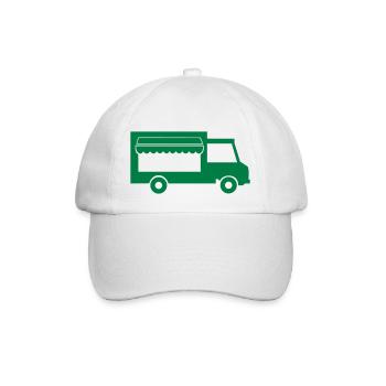 Food Truck 1 - Baseball Cap - white/white - Front