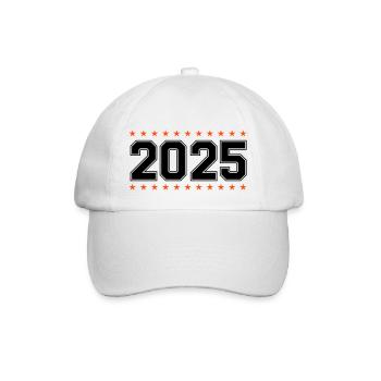 2025 - Baseballkappe - Weiß/Weiß - Vorne