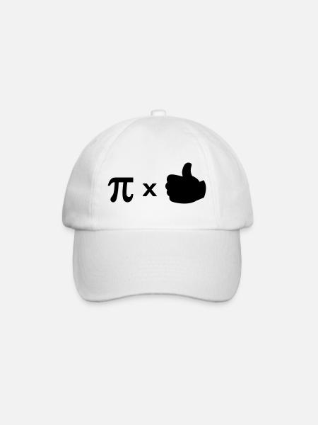 Pi mal Daumen - Baseballkappe - Weiß/Weiß