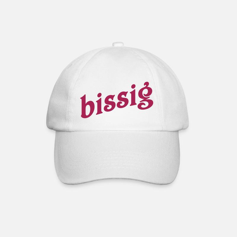 bissig - Baseballkappe - Weiß/Weiß