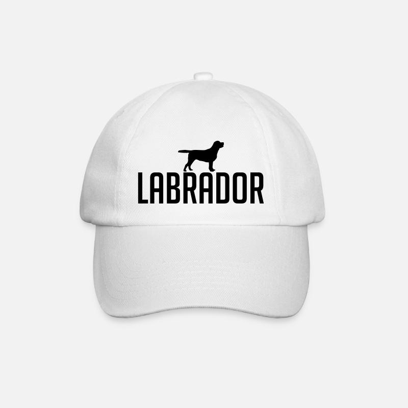 LABRADOR Hunderasse - Baseballkappe - Weiß/Weiß