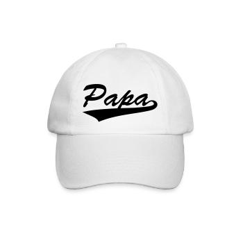 Dad - Baseball Cap - white/white - Front