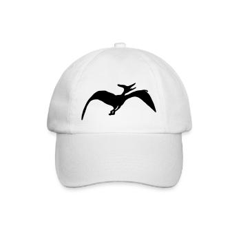 Dinosaurier primeval times Urzeit TRex T-Rex Earth - Baseball Cap - white/white - Front