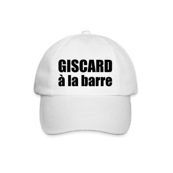 Giscard à la barre - Casquette classique - blanc/blanc - Devant