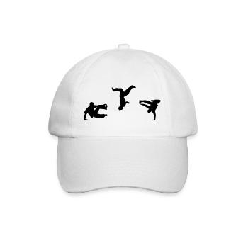 Freerunning, Free Running, Artistics - Baseball Cap - white/white - Front