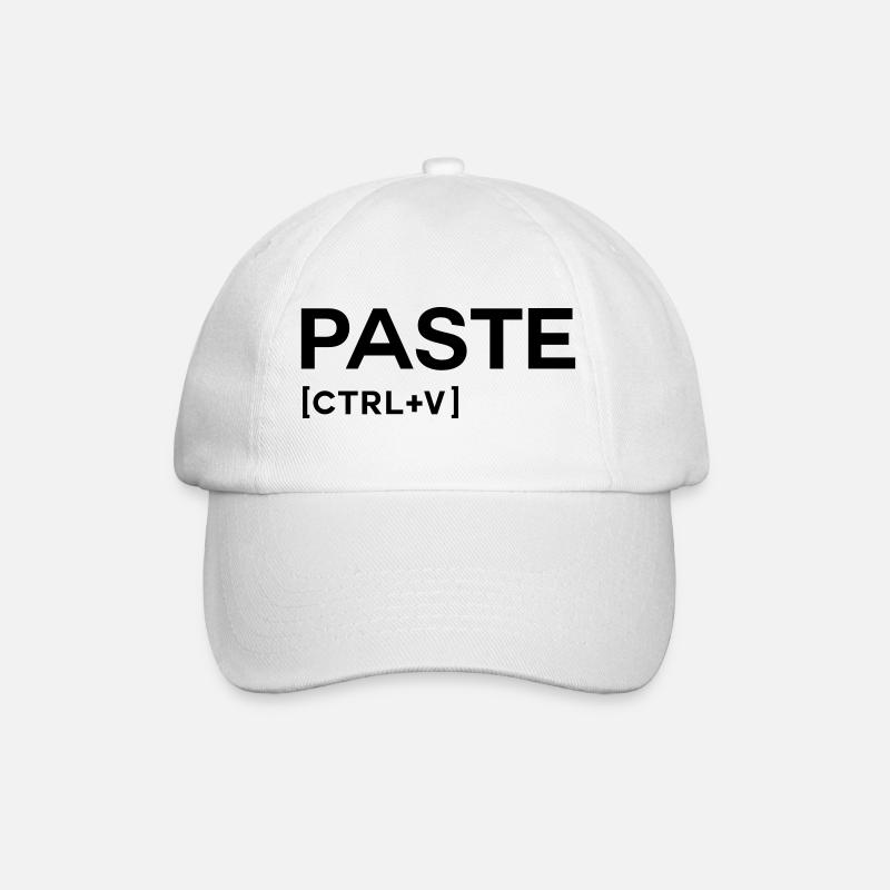 PASTE CTRL BLACK - Casquette classique - blanc/blanc