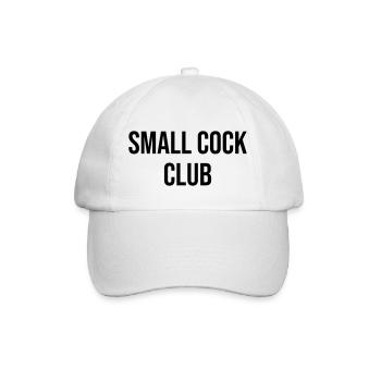 Small Cock Club - Baseball Cap - white/white - Front
